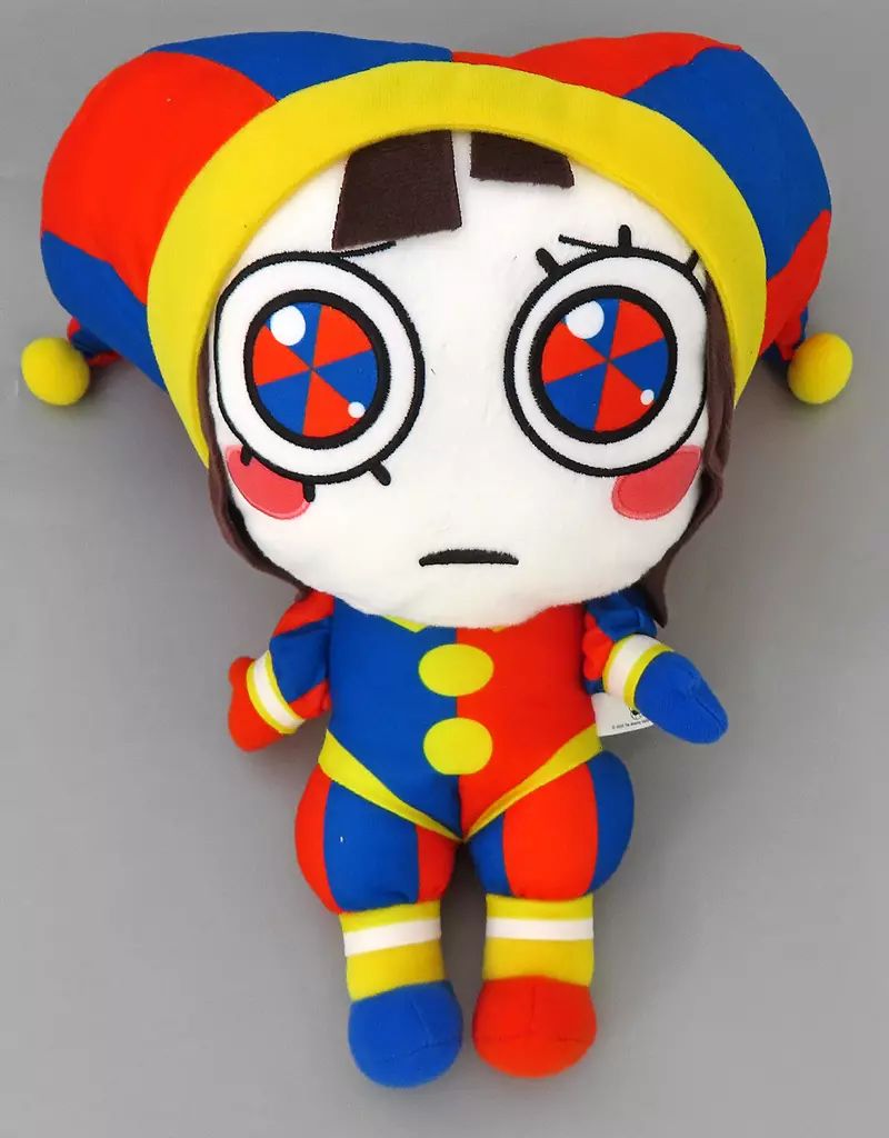 アメデジ　レア顔のポムニ　ぬいぐるみ アメイジングデジタルサーカス ビッグぬいぐるみ(ポムニ)[Glitch
