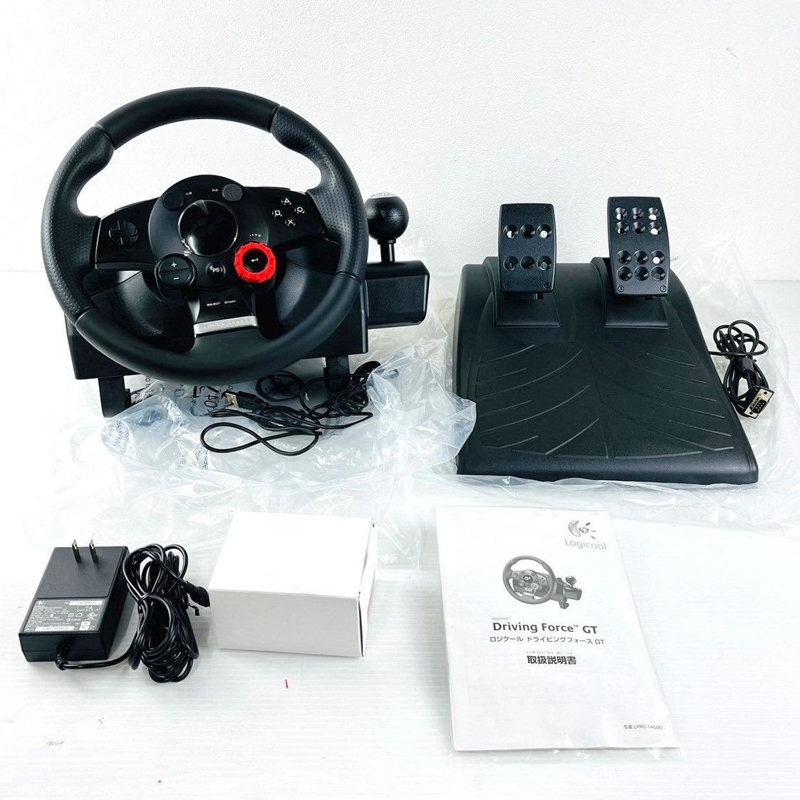 【動作OK】 Logicool Driving Force GT FORCE FEEDBACK STEERING WHEEL EX5C19