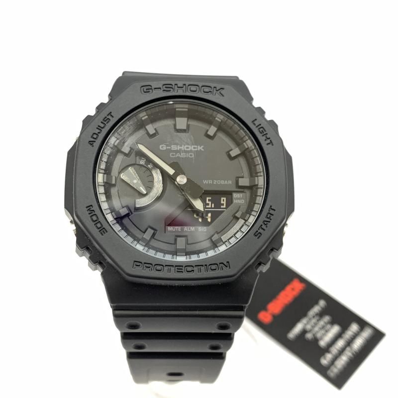 中古美品 カシオ GA-2100-1A1JFブラック 中古】G-SHOCK GA-2100