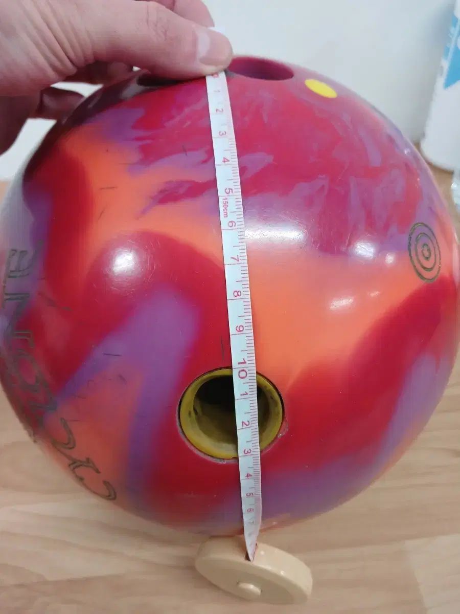 中古ボーリングボール 15p エボナイト(EBONITE) サイクロン