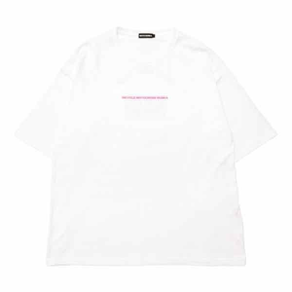 最速発送】MOTO BUNKA モト文化通信 JBM 22 T-Shirt White/Pink