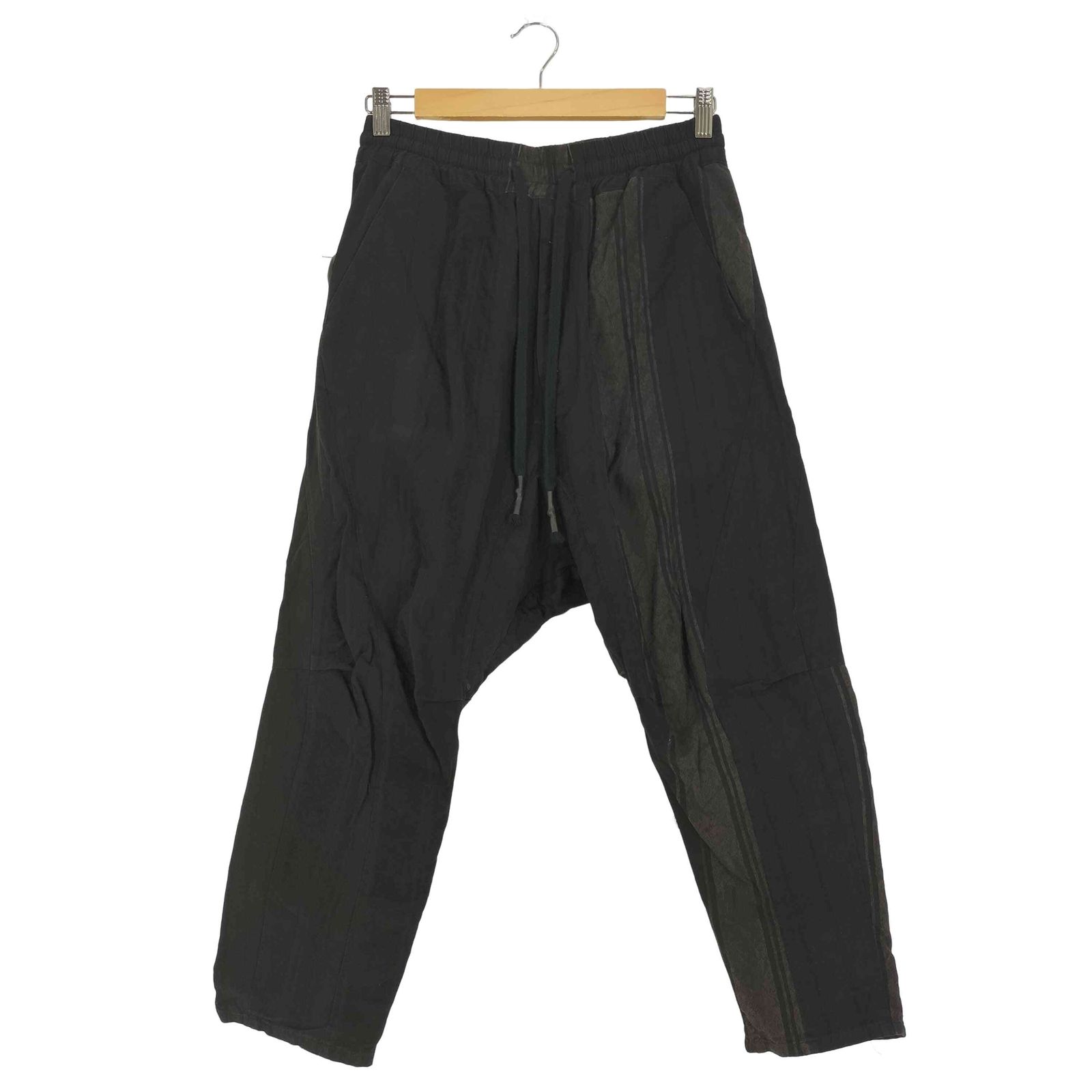 ディーハイゲン D.HYGEN Crack Random Stripe Jacquard Cropped Pants クロップドパンツ メンズ JPN 1