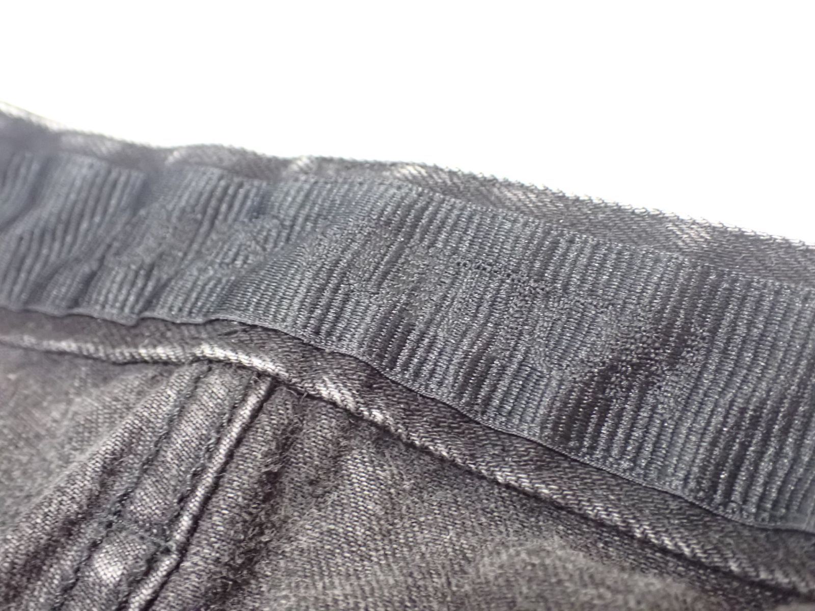 LOUIS VUITTON ルイヴィトン ブラック デニム ジーンズ レザー