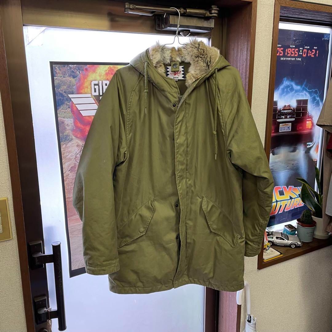 良品 SON OF THE CHEESE サノバチーズ モッズコート カーキ M