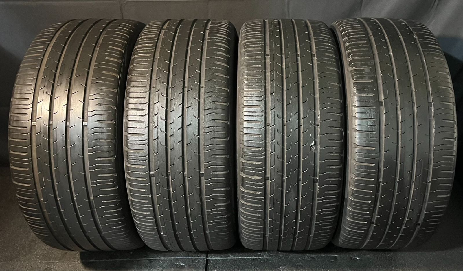 21|20年製 約5.5～7分山 コンチネンタル Continental エココンタクト EcoContact 6 SSR 225|40R18 SSR 4本 ランフラット h_581