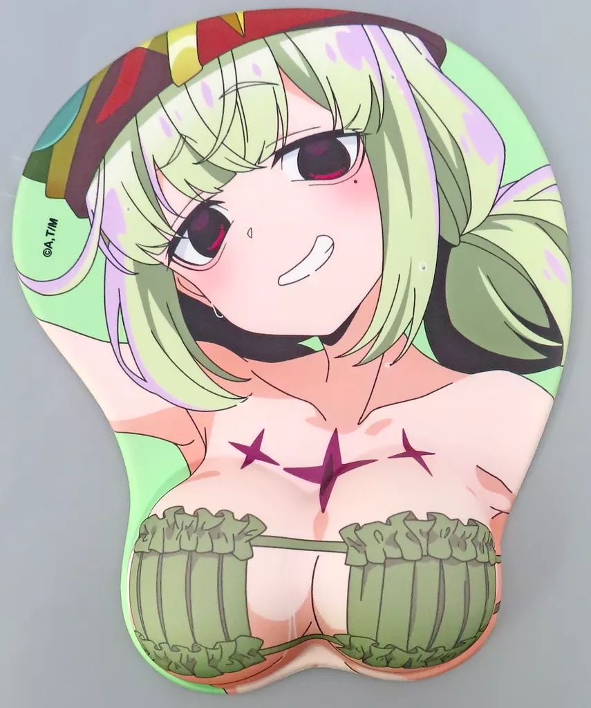 全国送料無料 ！ マウスパッド レオパルト おっぱいマウスパッド 魔法少女にあこがれて