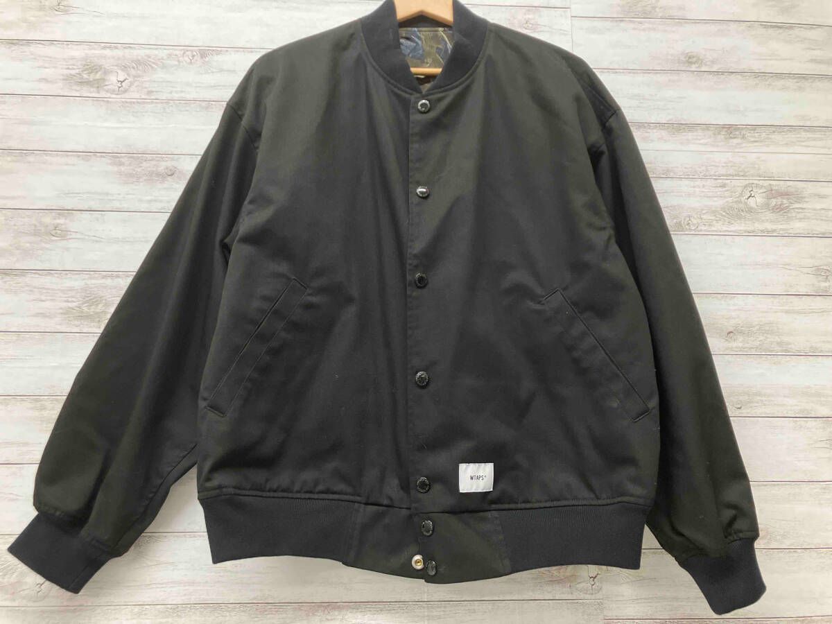 WTAPS リバーシブルジャケット ブラック カーキ 柄 サイズ:X01 Sサイズ 