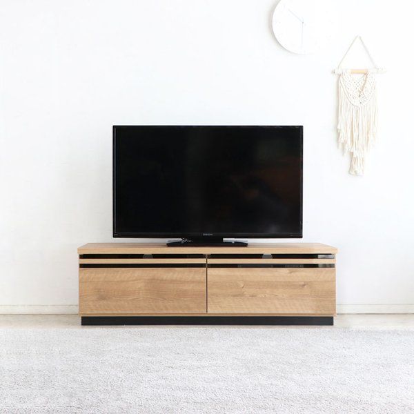 テレビボード テレビ台 約幅117cm ナチュラルオーク 日本製 モダンデザイン ローボード インテリア家具 TV台 TVボード