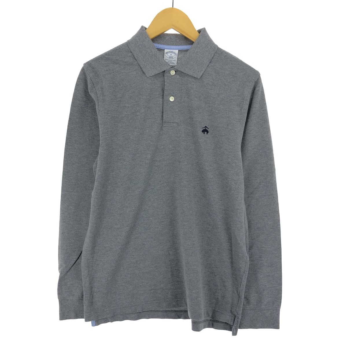 古着 ブルックスブラザーズ Brooks Brothers 1818 長袖 ポロシャツ メンズM相当/eaa437001