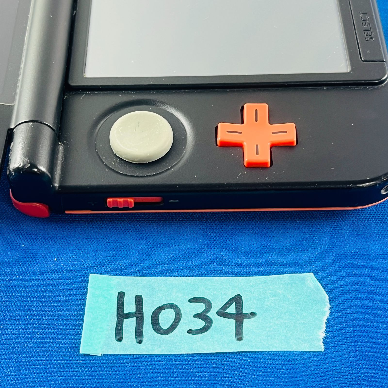 ◇H034【通電OK】ニンテンドー3DS LL 本体 オレンジxブラック 任天堂