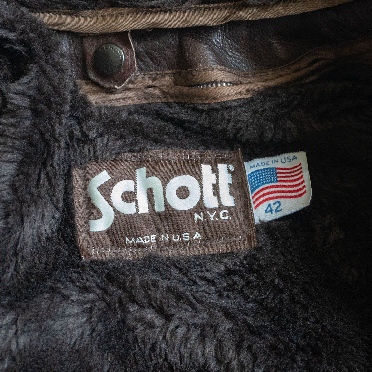 雰囲気抜群/ビッグサイズ】SCHOTT【184SM/type G-1 レザー