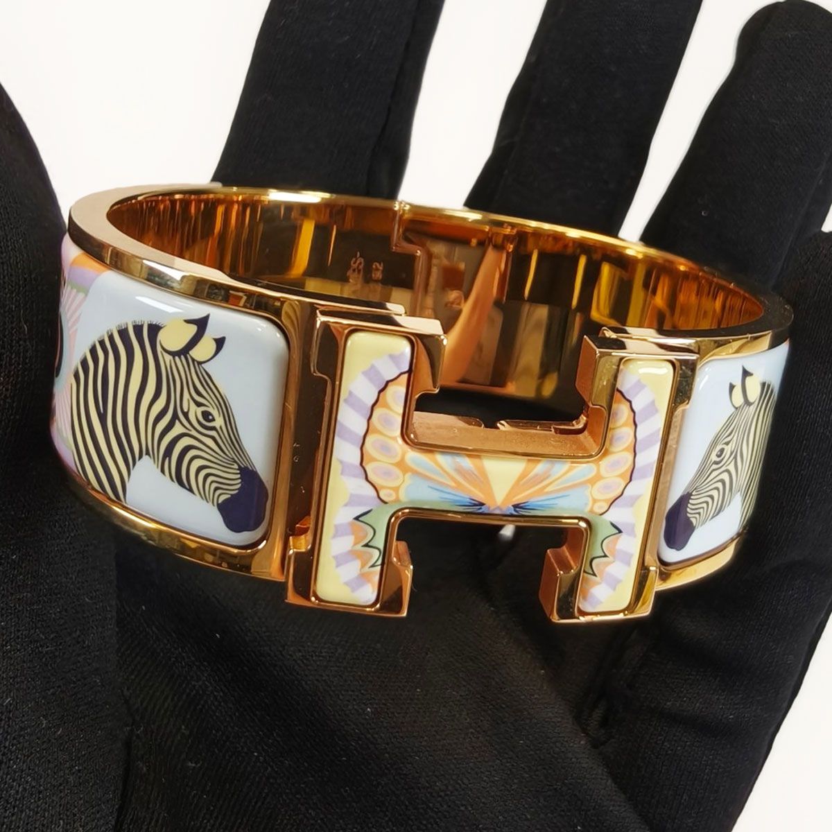 HERMES エルメス クリックH バングル ブレスレット ランタン バルーン ゴールド 管理番号 10378