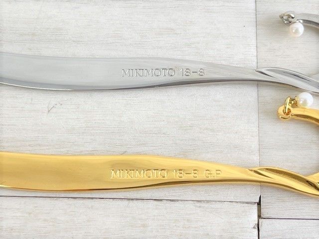未使用 保管品】 MIKIMOTO ミキモト カトラリー ブックマーカー 2点