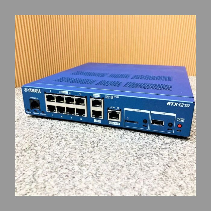 らくらく便 通電OK 初期化済み YAMAHA ヤマハ RTX1210 ギガアクセス VPN ルーター LANマップ