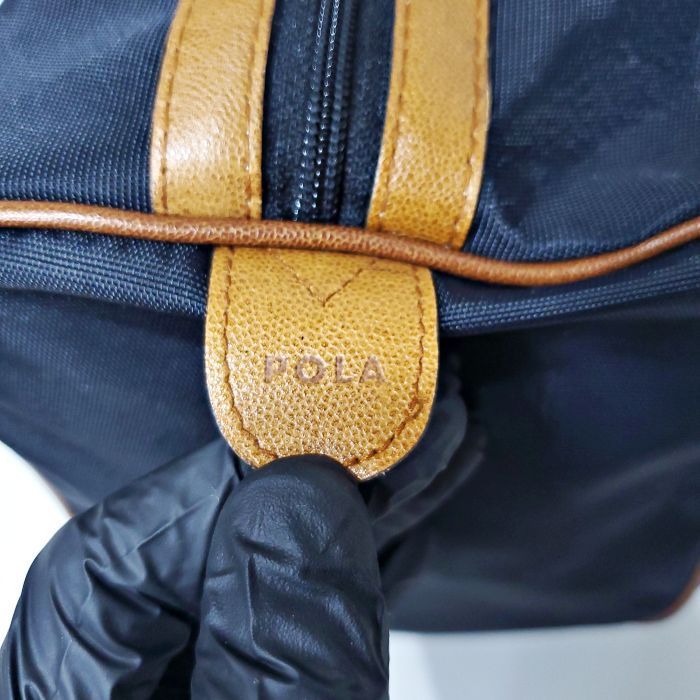 ポーラ POLA ナイロン レザー ボストンバッグ ネイビー ブラウン 9523266e20241002 - メルカリ ポーラ POLA ナイロン レザー ボストンバッグ ネイビー ブラウン 9523266e20241002 - メルカリ
