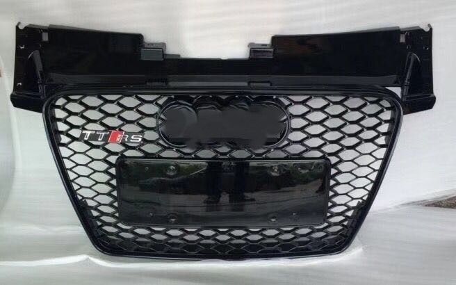 2006～15 アウディ TT TTRS スポーツ スタイル ルック ラジエター フロント メッシュ グリル クワトロ ２色可選 1P FFCRYSTALESIA_COM