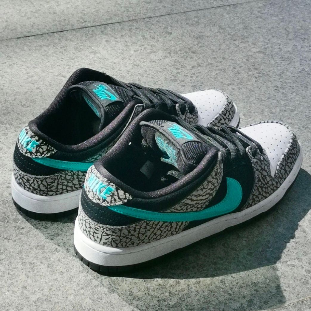 NikeSB ダンク ロー ""エレファント"" SB Dunk Low ""atmos Elephant"" ナイキ エスビー ダンク ロー エレファント BQ6817-009 メンズ スニーカー ランニングシューズ