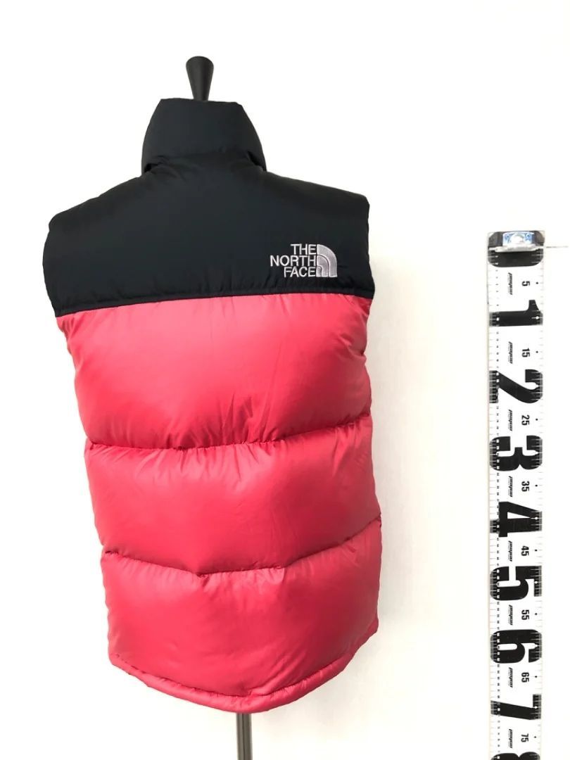 ザノースフェイス 700フィル ヌプシ ダウンベスト レッド メンズS THE NORTH FACE ノースフェイス ヌプシ ダウンベスト 700 フィル