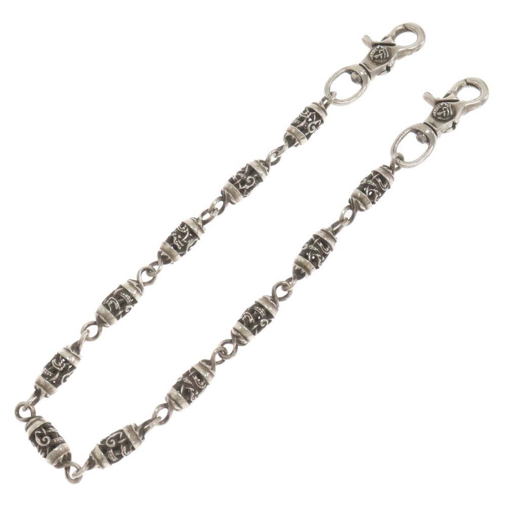 CHROME HEARTS クロムハーツ ROLLER C R LONG-T 2クリップロングケルティックローラー シルバーウォレットチェーン CHROME HEARTS (クロムハーツ) ROLLER C R LONG-T 2クリップロング