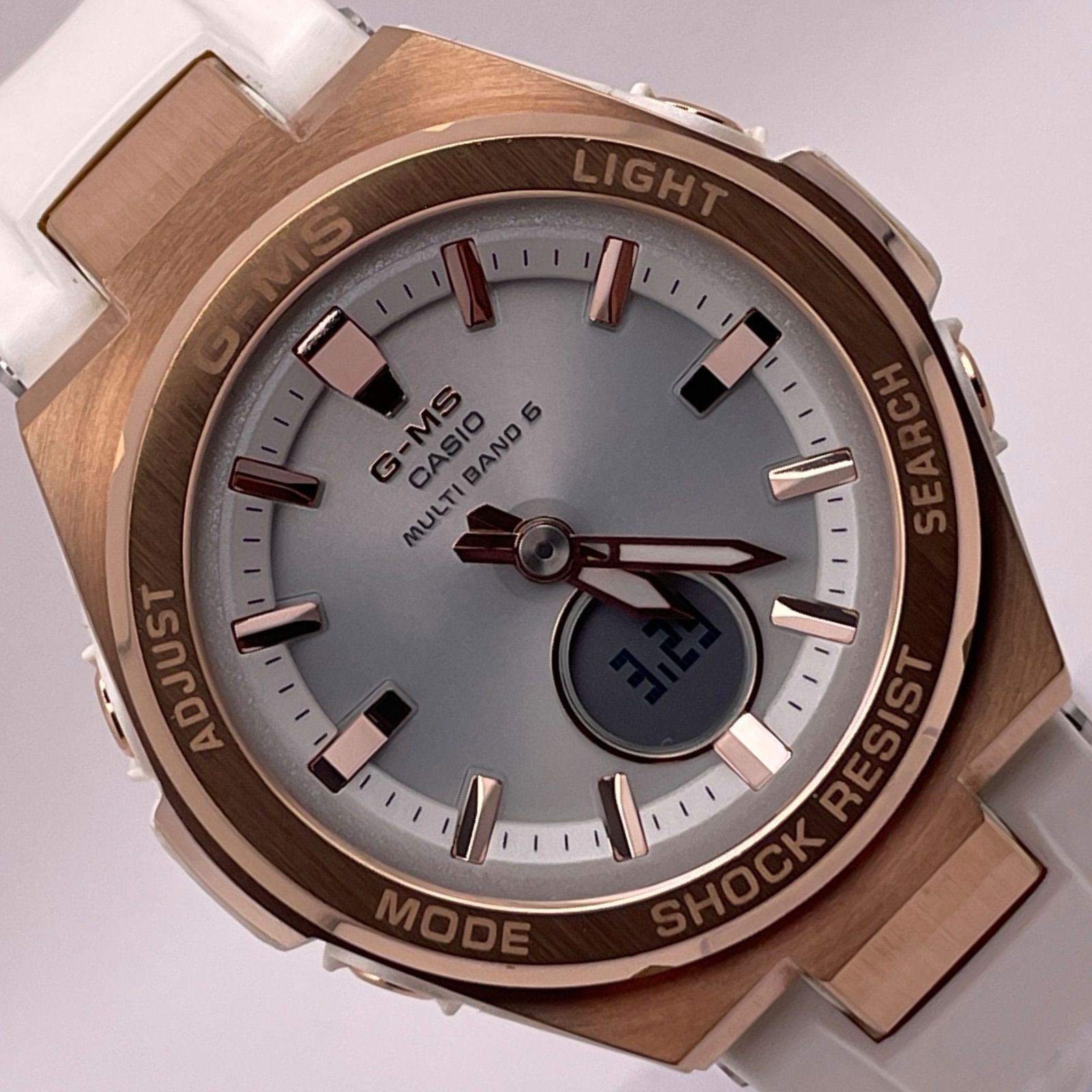 極美品] 稼働品 【CASIO】Baby-G MSG-S200G G-MS タフソーラー ピンク 