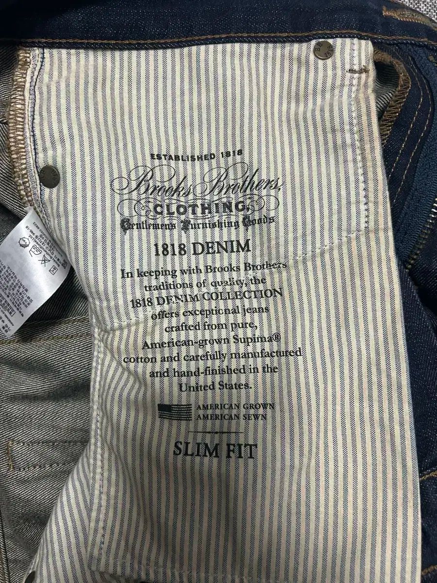 ブルックスブラザーズ　1818デニム　30/32　スピマコットン　USA製 Brooks Brothers(ブルックス・ブラザーズ) 1818 スーピマ