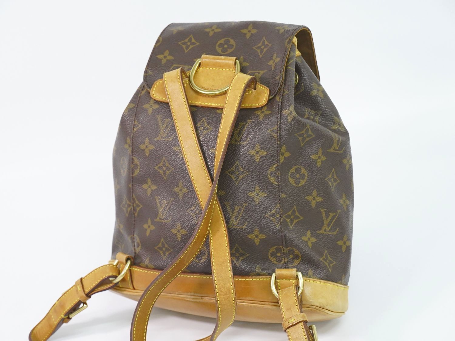 本物 ルイヴィトン LOUIS VUITTON LV モンスリ MM リュックサック