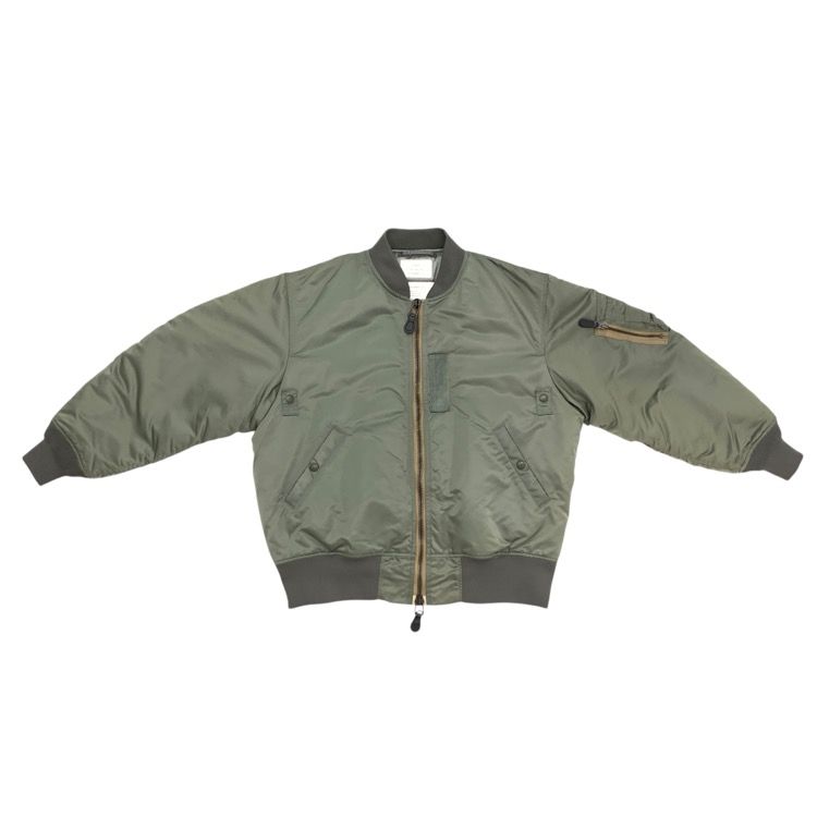 2024AW HYKE ハイク TYPE MA-1 JACKET ミリタリーブルゾン オリーブ