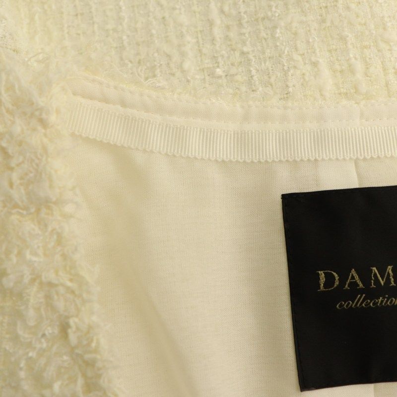 ダーマコレクション dama collection 七分袖 ツイードジャケット