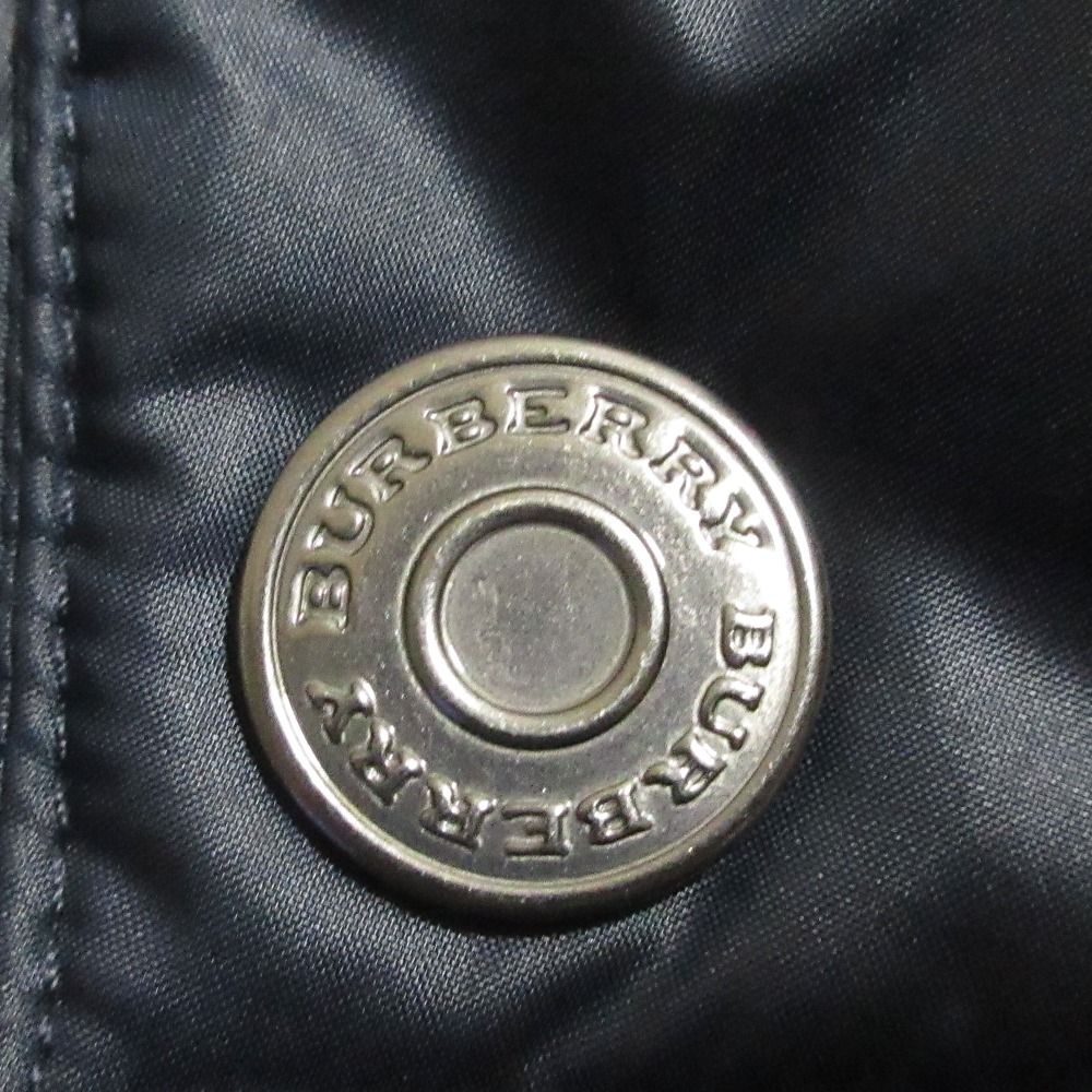 美品 BURBERRY バーバリー 2WAY ジップアップ 中綿 パデッド