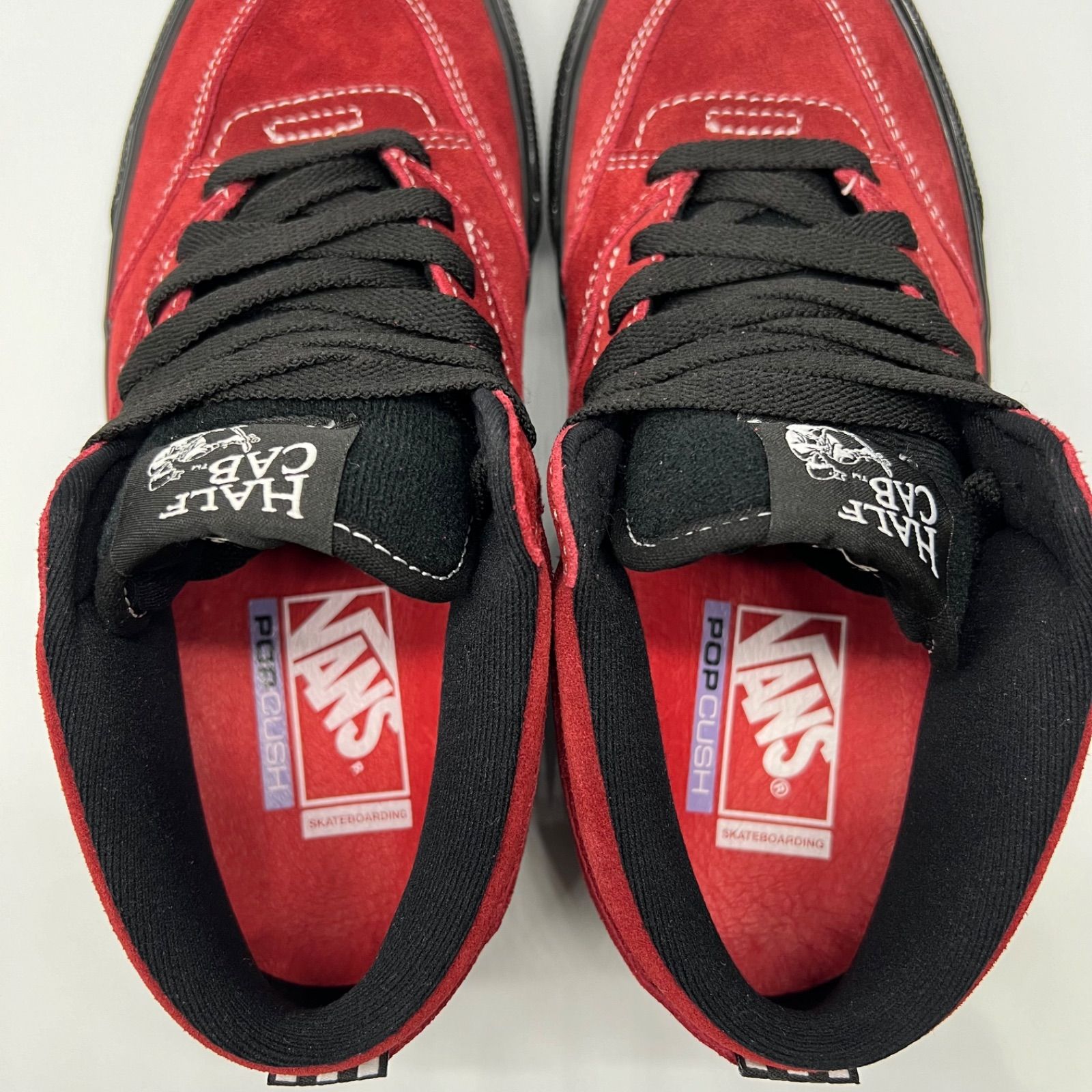 Supreme × Vans Half Cab スニーカー レッド 25㎝ - メルカリ