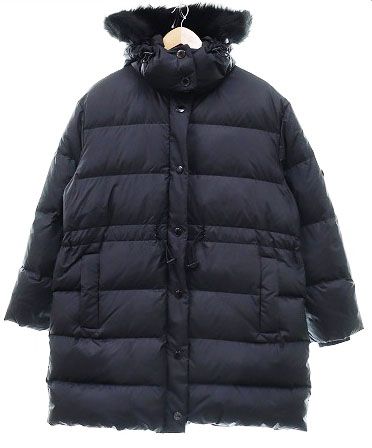 コーチ COACH MID DOWN PUFFER SHEARING BLACK L CB648 ミッド ダウン 