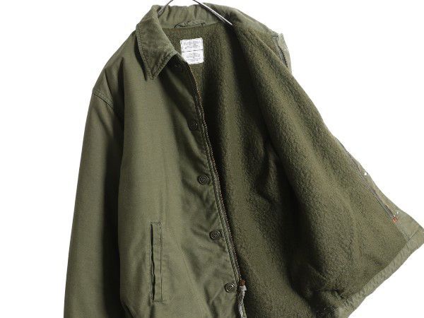 お得なクーポン配布中!】 80s 米軍実物 USN ネイビー A-2 デッキ