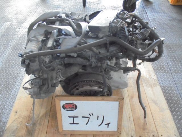 5FP3525 CB2 エブリィ DA64V 5型 PC ハイルーフ エンジン本体 CPU付 マニュアル用 4WD ノンターボ ジャンク品