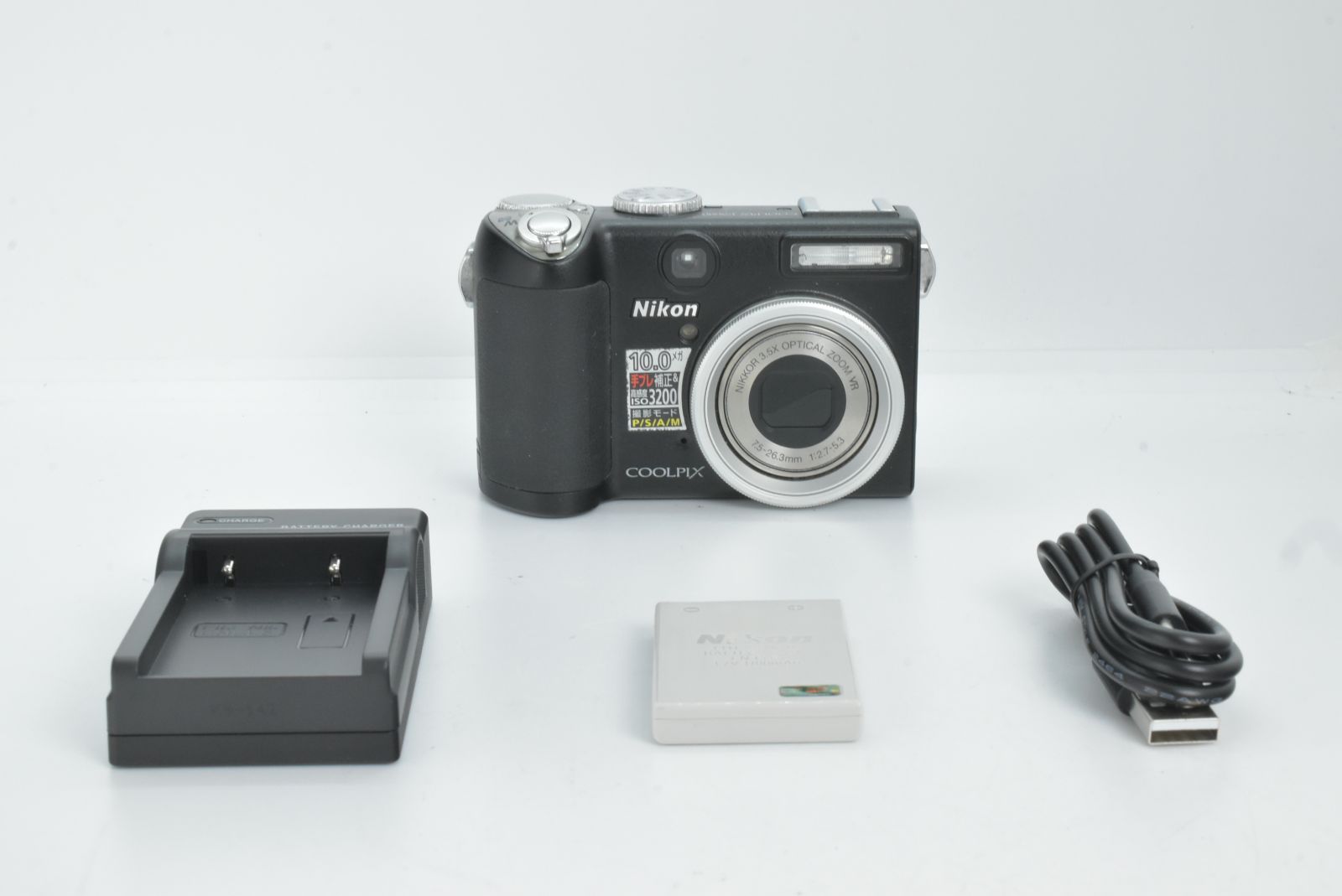 Nikon COOLPIX P 5000 Compact Digital Camera ニコン コンパクトデジタルカメラ 黒 EF TN JP 1480