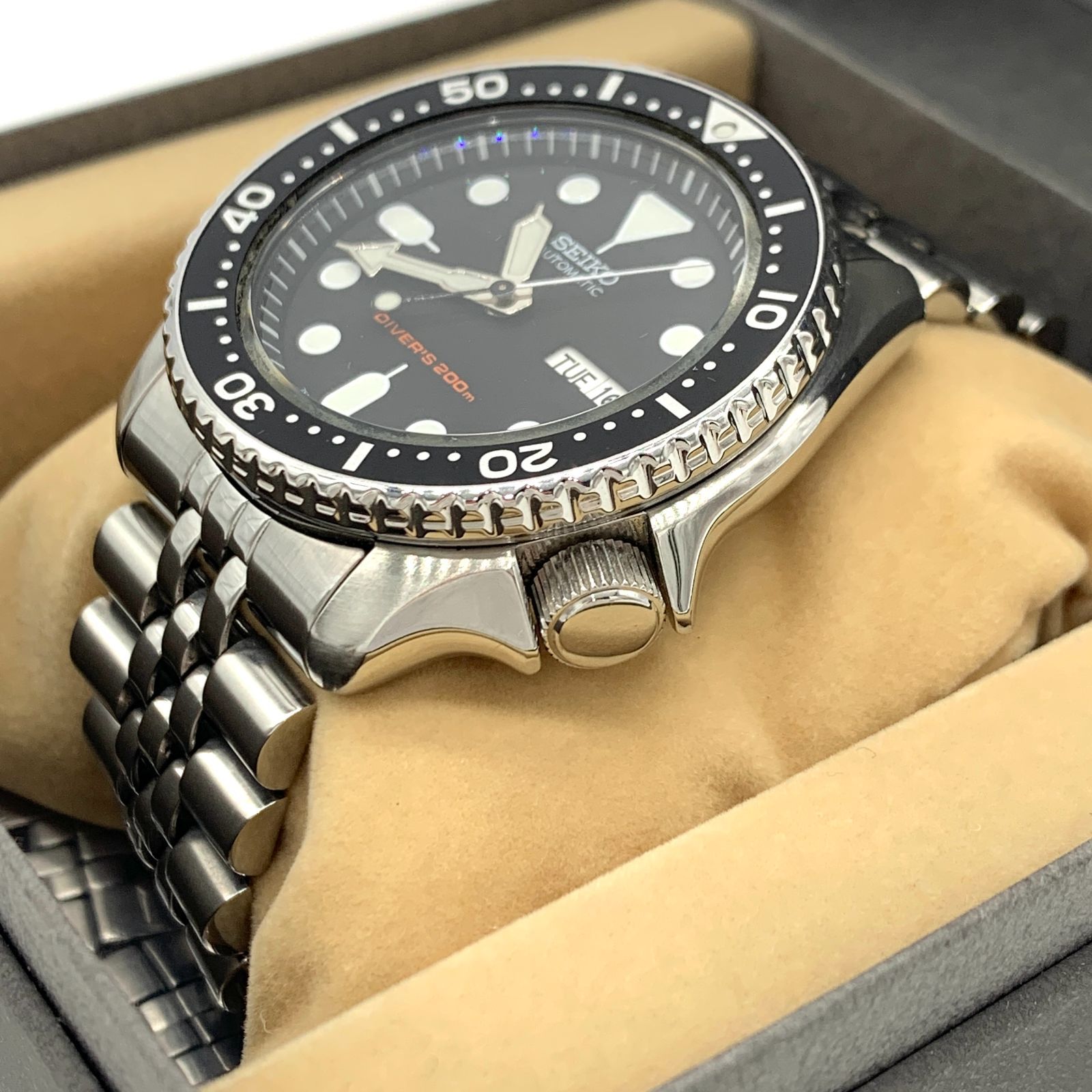 【廃盤希少】SEIKO BLACK BOY 7S26-0020 中古現状品 Seiko Divers Watch Scuba 7S26-0020 Black Boy Automatic 200m Used