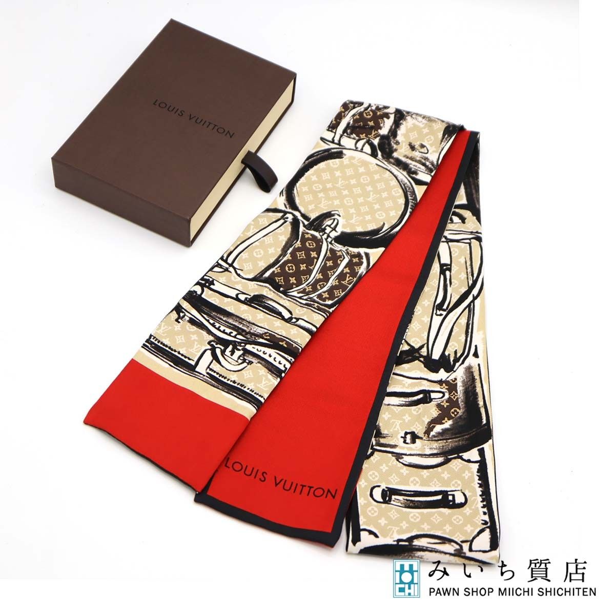 ルイヴィトン スカーフ 【箱付き】 超美品 ルイヴィトン シルク