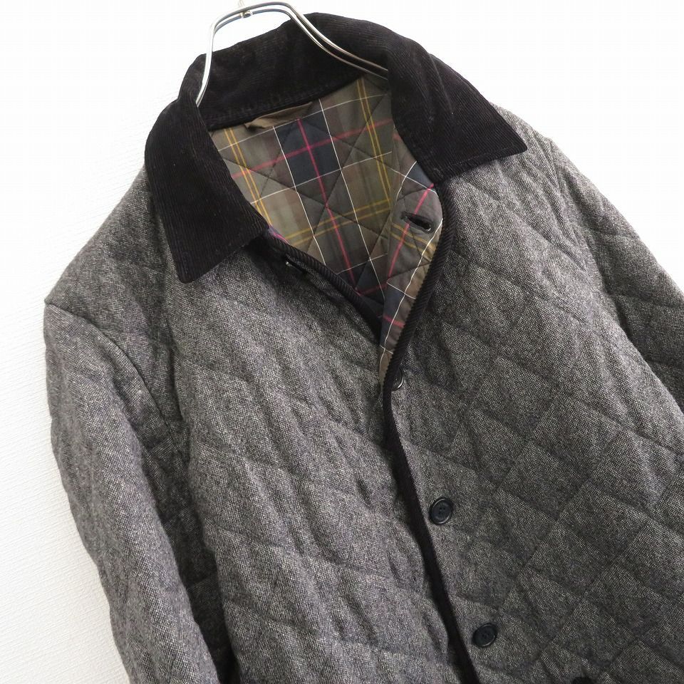 Barbour バブアー キルティングジャケット コート 刺繍 ロゴボタン 