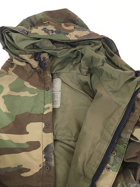 古着 90s 米軍 ECWCS 1st 中期 ウッドランド カモ 迷彩 ミリタリー