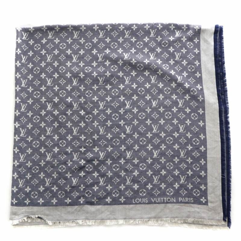 ルイヴィトン LOUIS VUITTON ストール ショール 絹 シルク