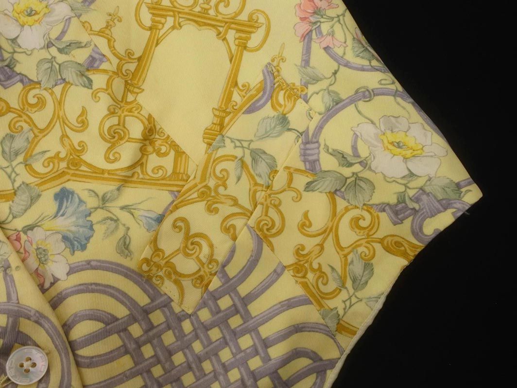 ETRO （エトロ）シルク　スーツベスト　ジレ 極美品】ETRO エトロ イタリア製 シルク ペイズリー柄 花柄