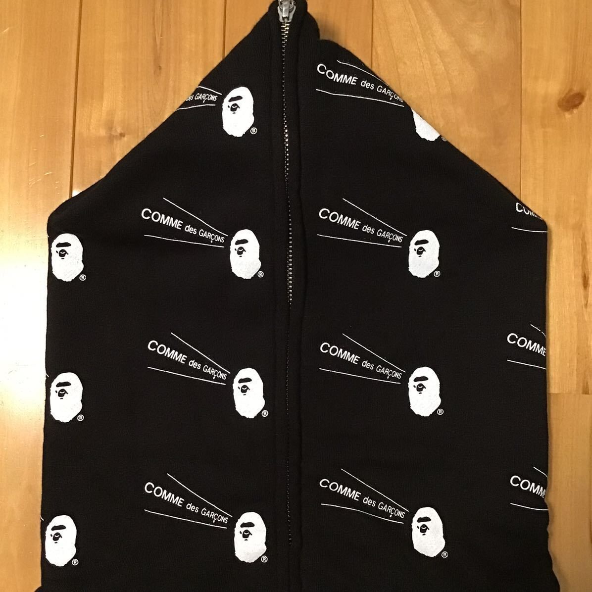 ☆新品☆ XL CDG Osaka BAPE monogram full zip hoodie a bathing ape