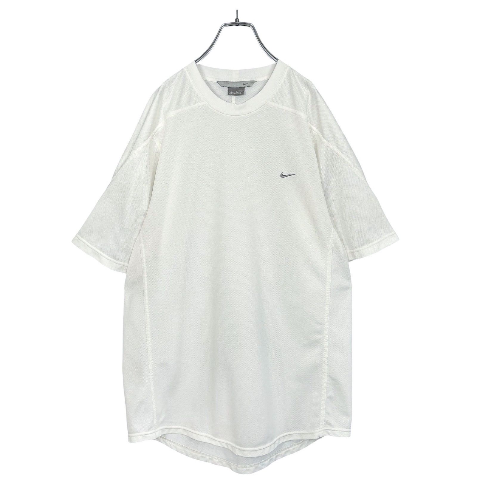 NIKE 00's S/S All White design mesh game shirt