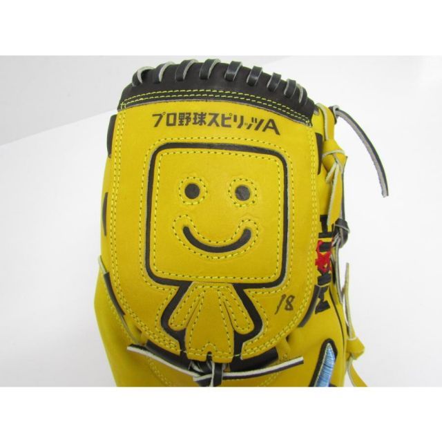 【新品未使用タグ付き】【激レア】調子くんグラブbyプロスピfeatマエケン 新品未使用タグ付き】【激レア】調子くんグラブbyプロスピfeat