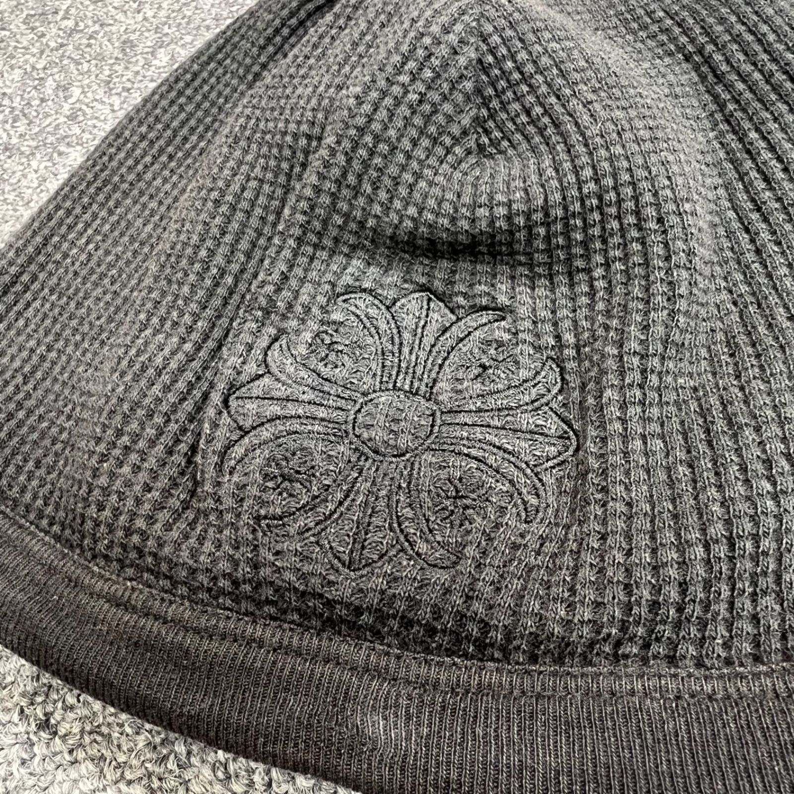 国内正規 CHROME HEARTS THERMAL BEANIE サーマルビーニー クロス刺繍
