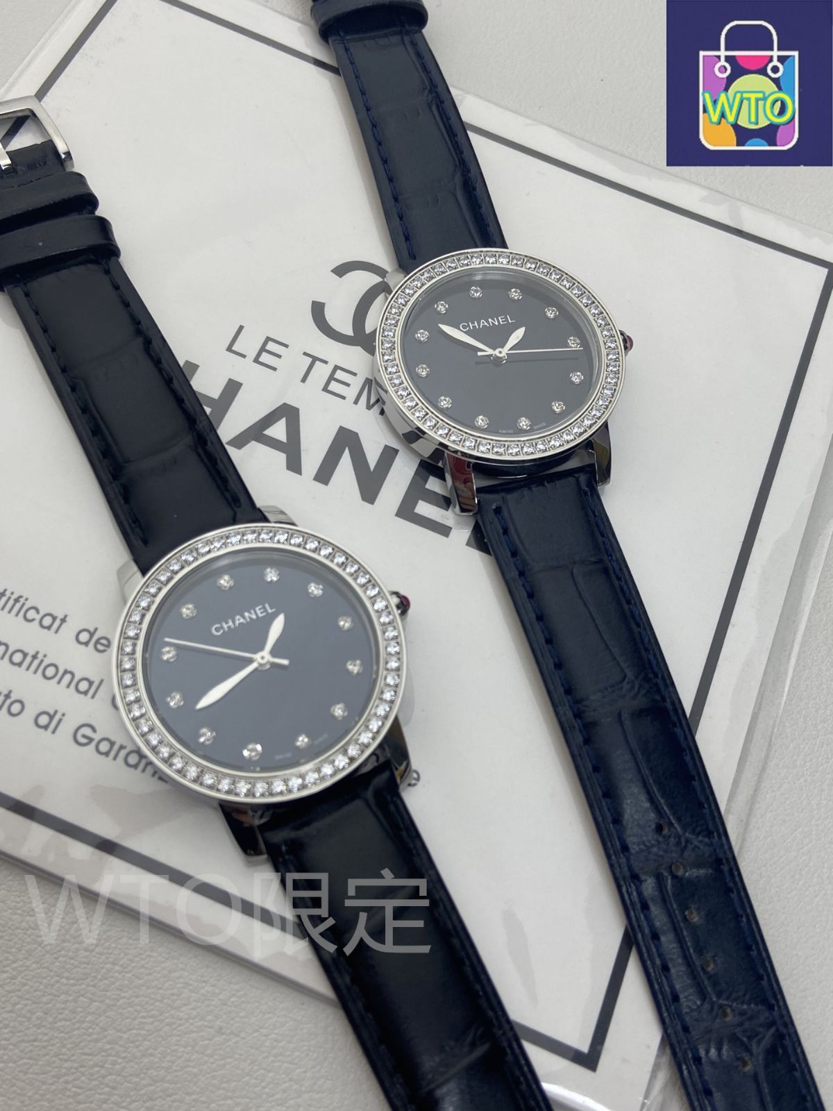 tendance 腕時計 スワロフスキー　CHANEL 今日特価】Chanel シャネル ベゼルに手作業でスワロフスキー