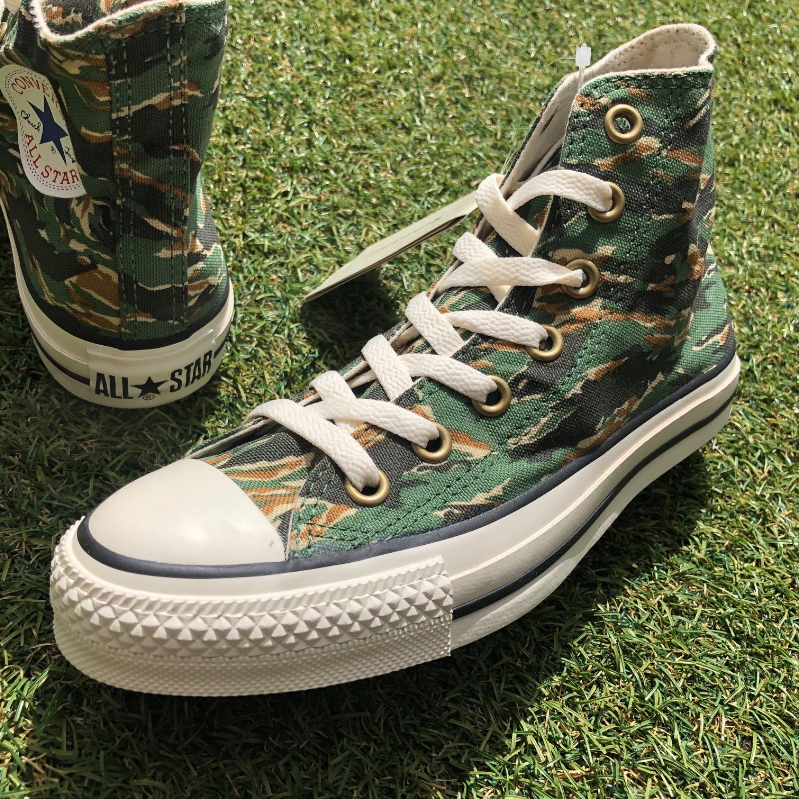 新品23 converse コンバース オールスター ハイ カモフラ 294-5 - Re