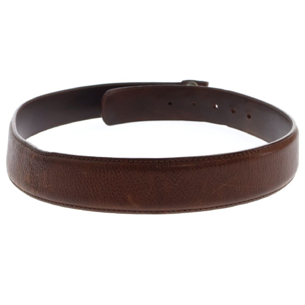 Chrome Hearts ベルトストラップ 茶色 CHROME HEARTS クロムハーツ ベルト ストラップ サイズ34 フローラル