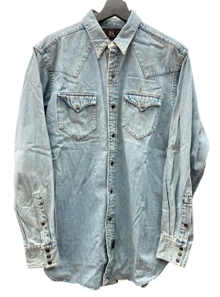 RRL ダブルアールエル デニムジャケット M 90's USA製 三ツ星タグ 90's RRL ダブルアールエル デニムジャケット 三ツ星タグ ラルフ