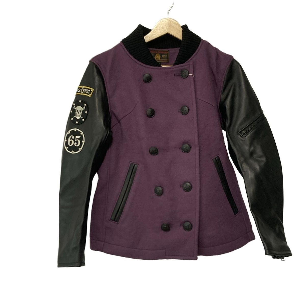 HYSTERIC GLAMOUR ヒステリックグラマー フリルブルゾン　サイズM HYSTERIC 76 オーバーサイズジャンパー|HYSTERIC GLAMOUR WOMEN