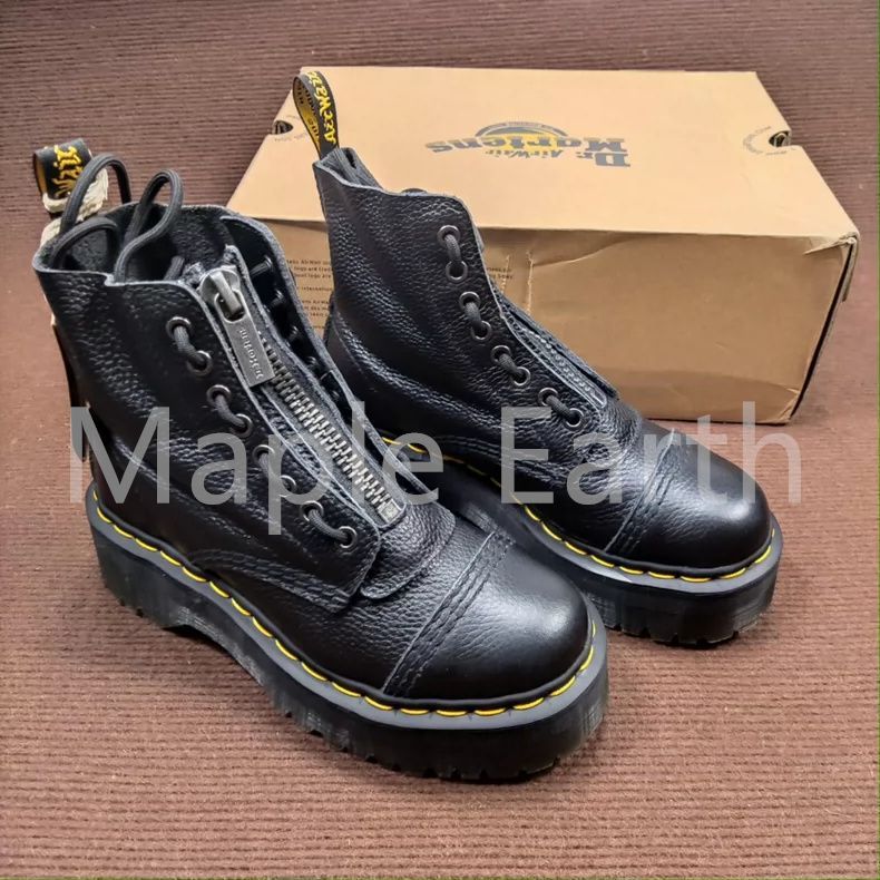 Dr.Martens SINCLAIR ジャングルブーツ 36厚底 フロントジップ UK3 ブラック 8ホール Y78